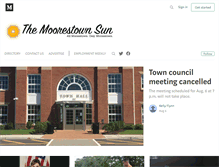 Tablet Screenshot of moorestownsun.com